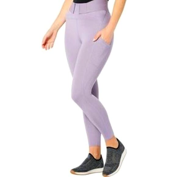 Copper Life By Tommy Copper Adjustable Waist Leggings Back Support Small NEW - Picture 1 of 13